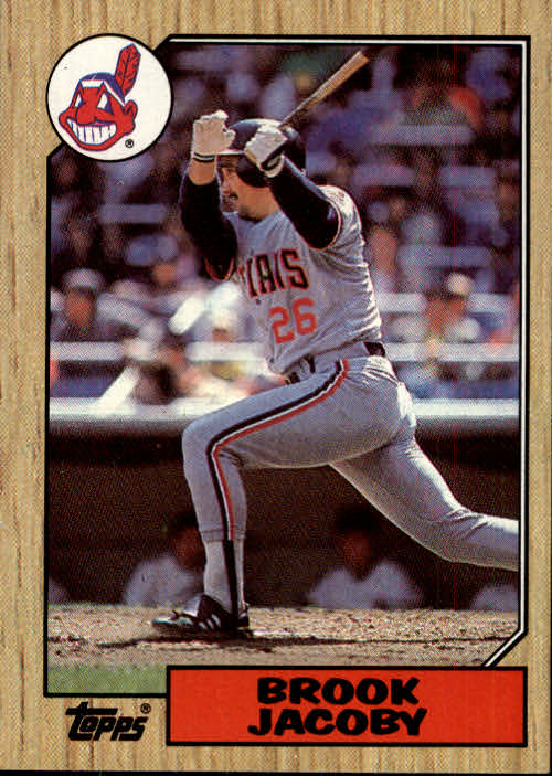 1987 Topps #405 Brook Jacoby