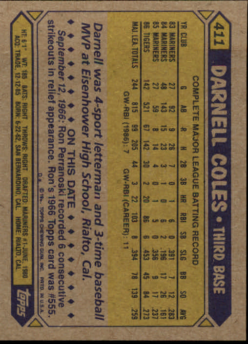 B2437- 1987 Topps Baseball Karten 399-598 + Rookies -du Pick- 15 + Gratis US - Bild 27 von 389