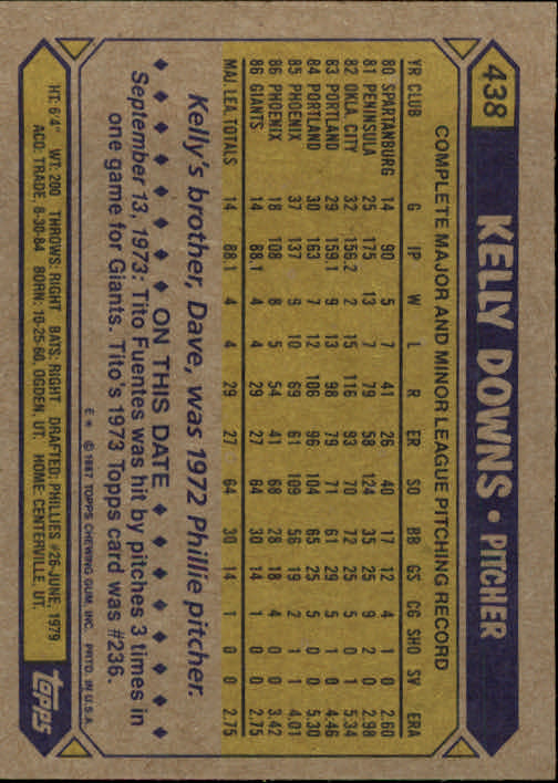 B2437- 1987 Topps Baseball Karten 399-598 + Rookies -du Pick- 15 + Gratis US - Bild 79 von 389