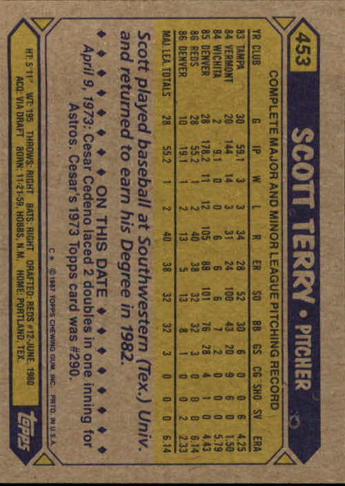 B2437- 1987 Topps Baseball Karten 399-598 + Rookies -du Pick- 15 + Gratis US - Bild 105 von 389
