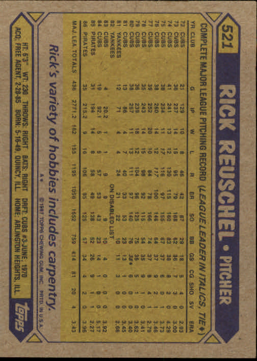 B2437- 1987 Topps Baseball Karten 399-598 + Rookies -du Pick- 15 + Gratis US - Bild 239 von 389