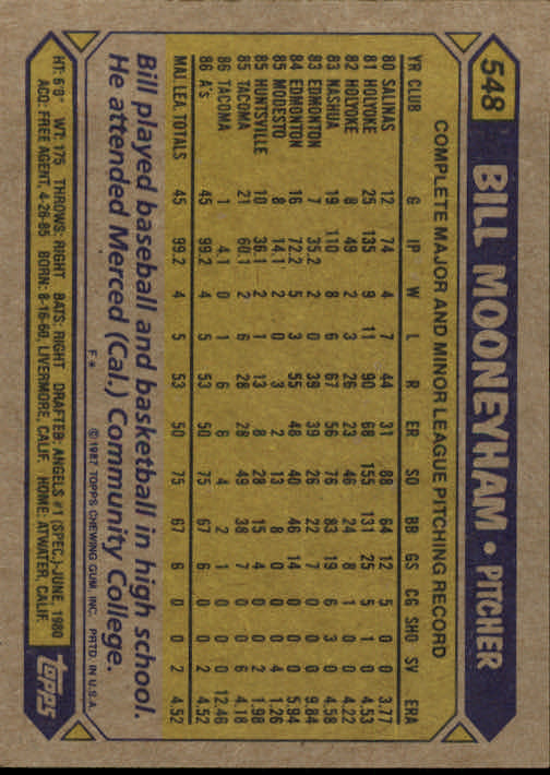 B2437- 1987 Topps Baseball Karten 399-598 + Rookies -du Pick- 15 + Gratis US - Bild 291 von 389