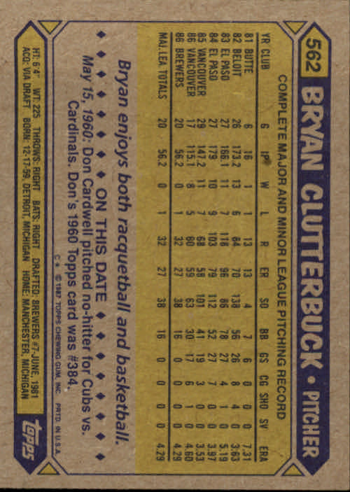 B2437- 1987 Topps Baseball Karten 399-598 + Rookies -du Pick- 15 + Gratis US - Bild 319 von 389