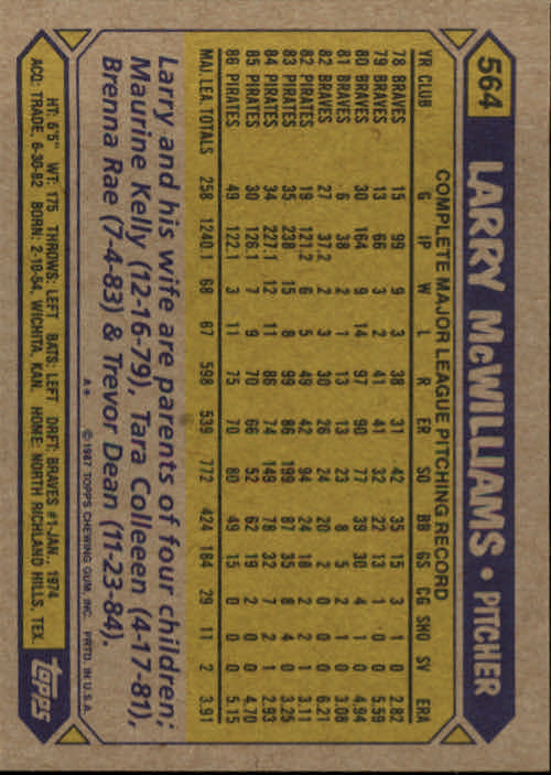 B2437- 1987 Topps Baseball Karten 399-598 + Rookies -du Pick- 15 + Gratis US - Bild 323 von 389