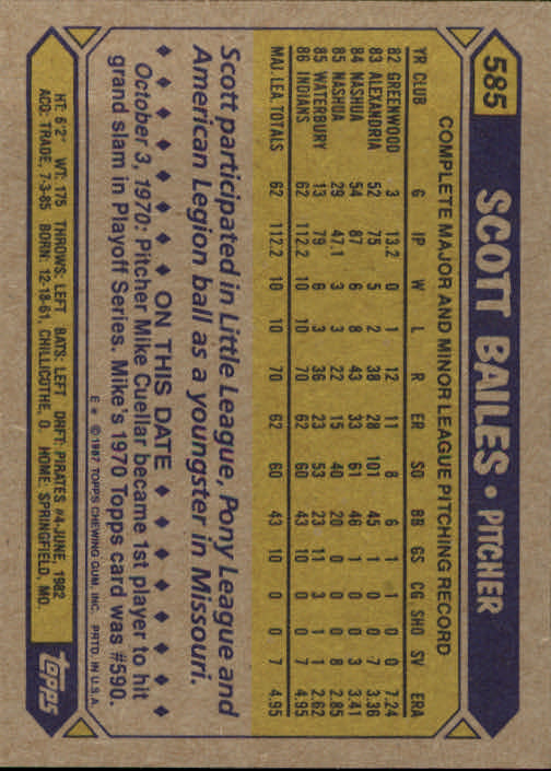 B2437- 1987 Topps Baseball Karten 399-598 + Rookies -du Pick- 15 + Gratis US - Bild 365 von 389