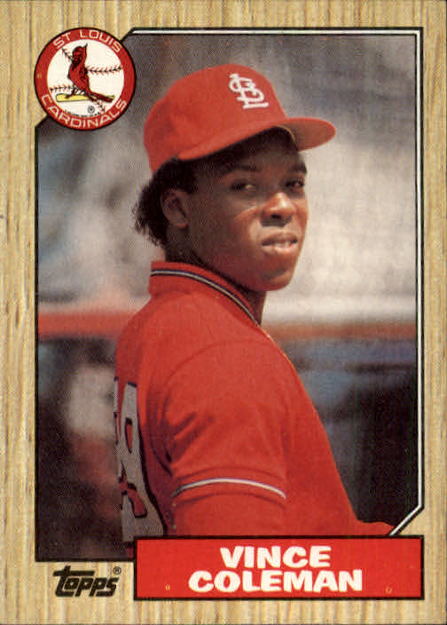1987 Topps #590 Vince Coleman - NM-MT