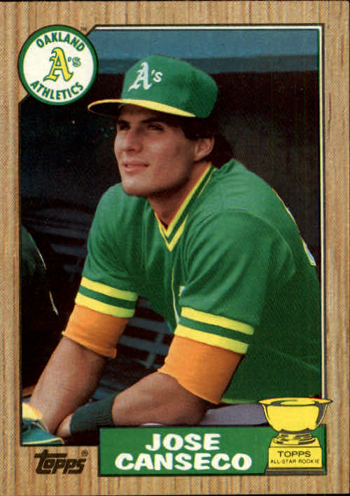 1987 Topps #620 Jose Canseco