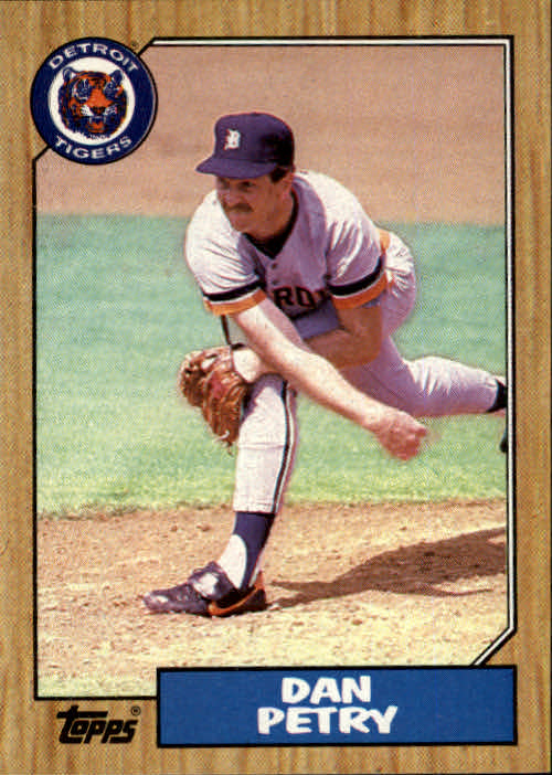 1987 Topps #752 Dan Petry