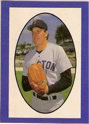 1987 Red Foley Sticker Book #70 Roger Clemens
