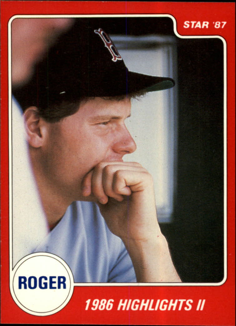 1987 Star Clemens #10 Roger Clemens/1986 Highlights II