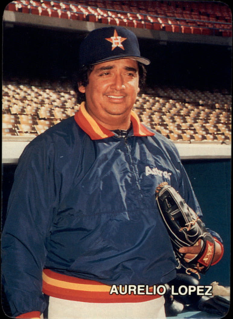 1987 Astros Mother's #18 Aurelio Lopez