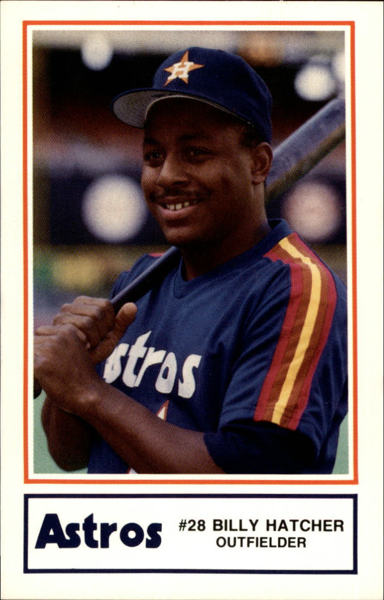 1987 Astros Police #6 Billy Hatcher