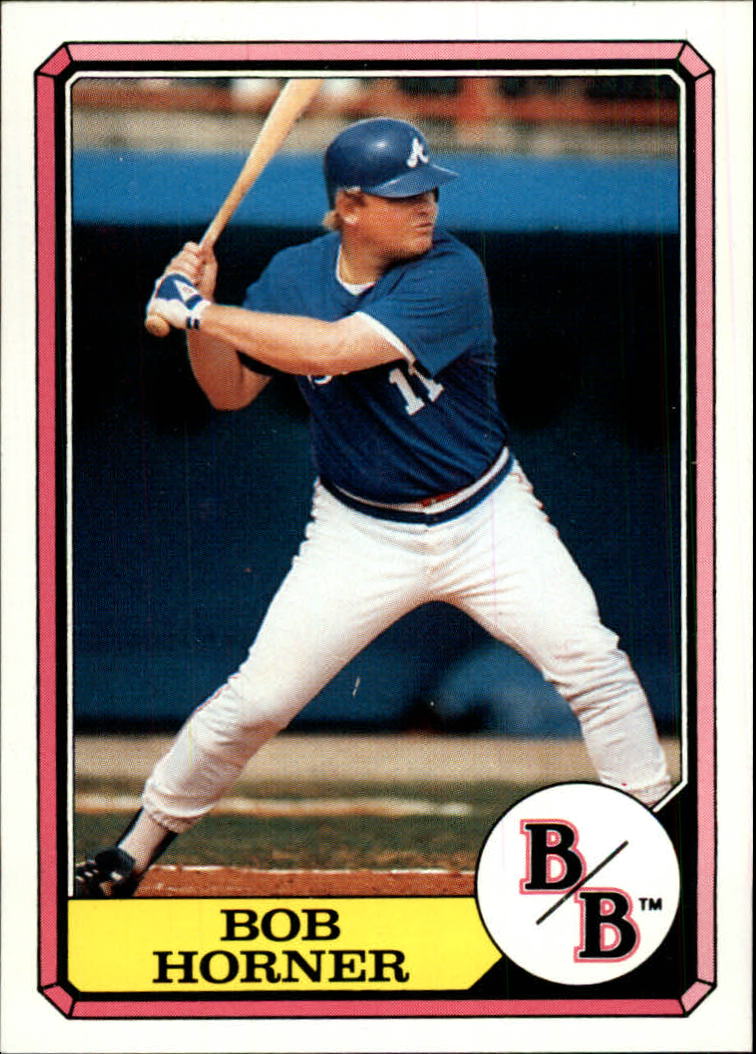 1987 Boardwalk and Baseball #23 Bob Horner - NM-MT