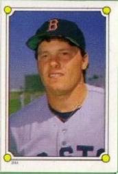 1987 O-Pee-Chee Stickers #244 Roger Clemens (82)