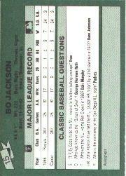  1987 Classic Game #15 Bo Jackson NM-MT Kansas City Royals  Baseball : Collectibles & Fine Art
