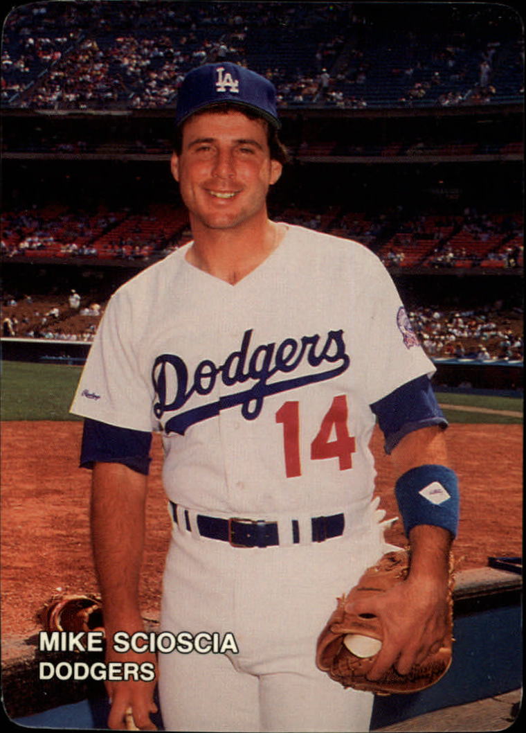 1991 Mother's Cookies Los Angeles Dodgers - [Base] #4 - Mike Scioscia