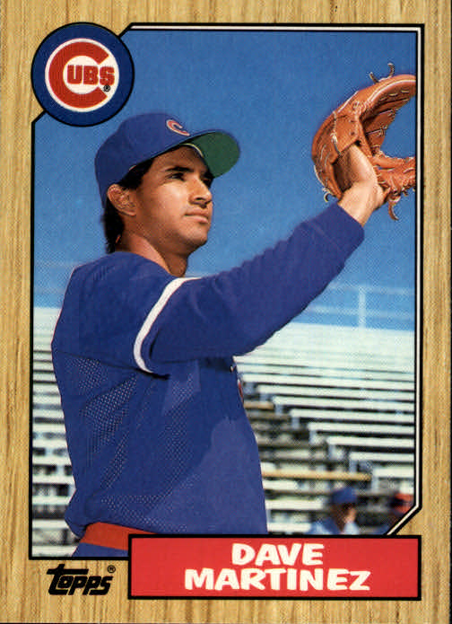1987 Topps Traded #73T Dave Martinez XRC
