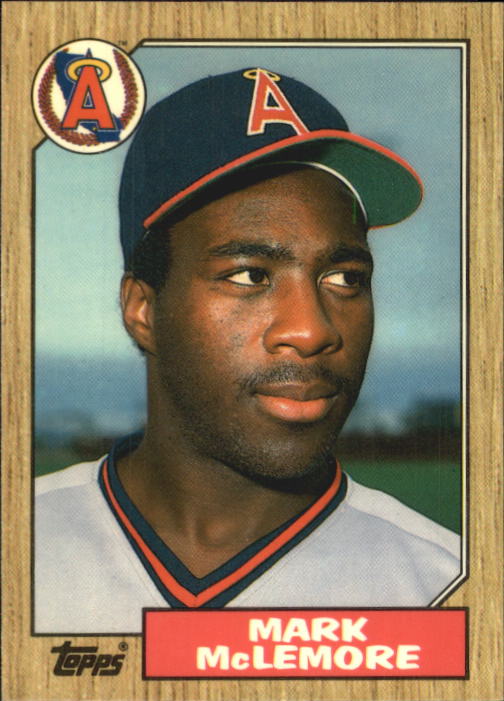 1987 Topps Traded Tiffany #75T Mark McLemore