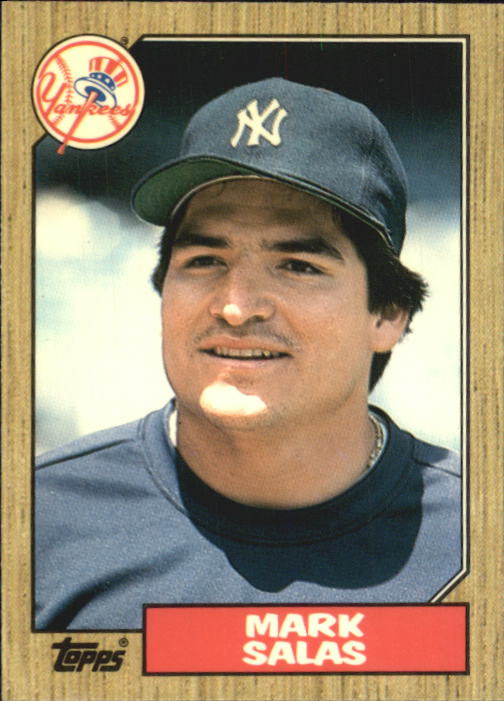 1987 Topps Traded Tiffany #107T Mark Salas