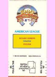 1987 Donruss Pop-Ups #8 Roger Clemens back image