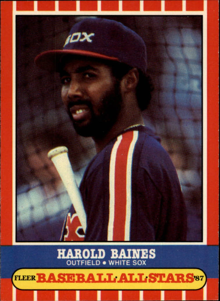 1981 Fleer Harold Baines Chicago White Sox #346.