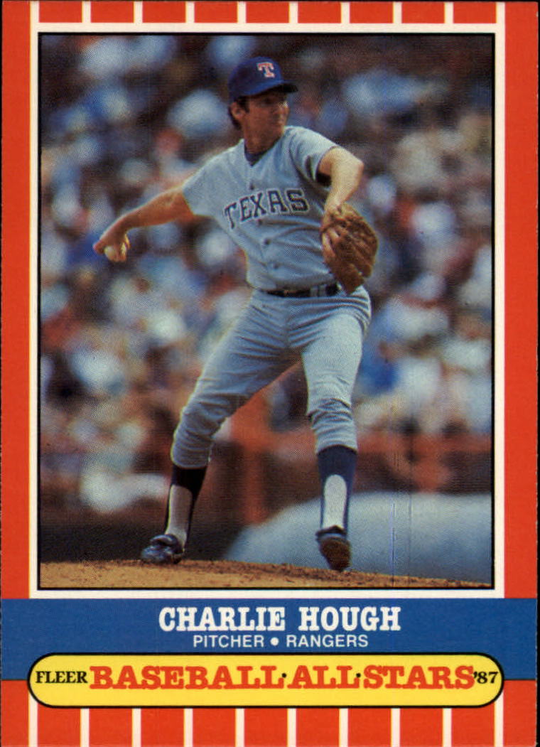 1987 Fleer Baseball All-Stars #21 Charlie Hough