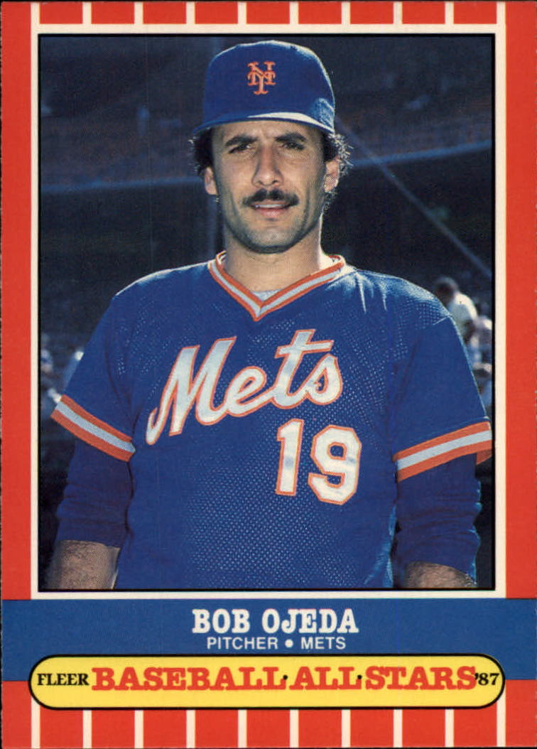 1987 Fleer Baseball All-Stars #30 Bob Ojeda
