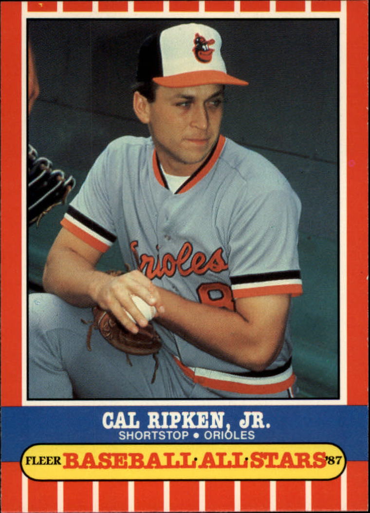 1987 Fleer Baseball All-Stars #36 Cal Ripken