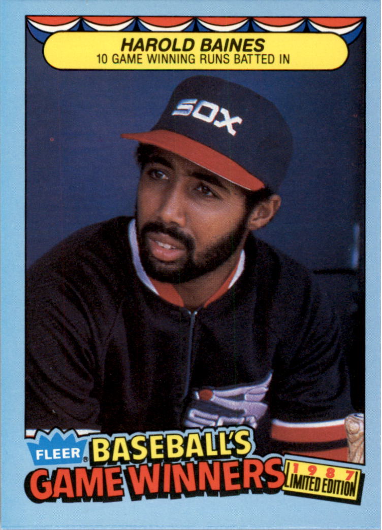 A5422- 1987 Fleer Game Winners BB Card #s 1-44 -You Pick- 15+ FREE US SHIP