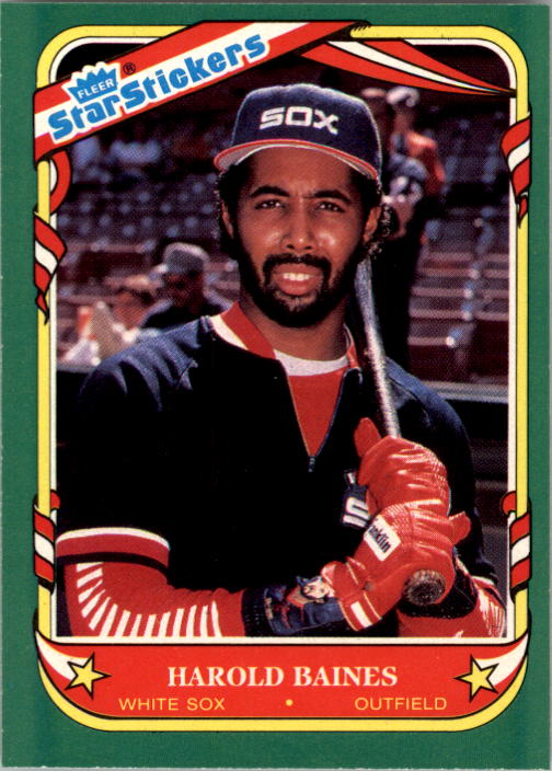 1987 Fleer Star Stickers Baseball - Picture 2 of 119