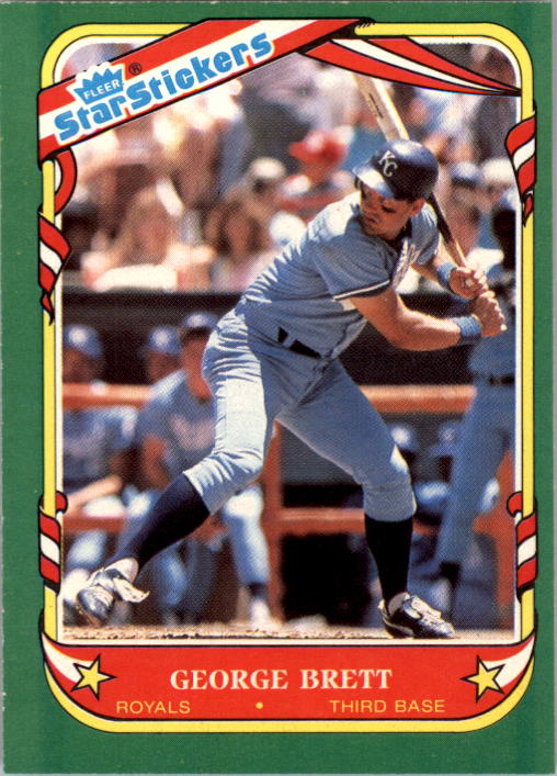 1987 Fleer Star Stickers Baseball - Picture 12 of 119