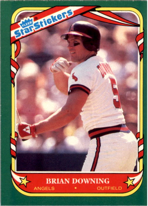 1987 Fleer Star Stickers Baseball - Picture 32 of 119