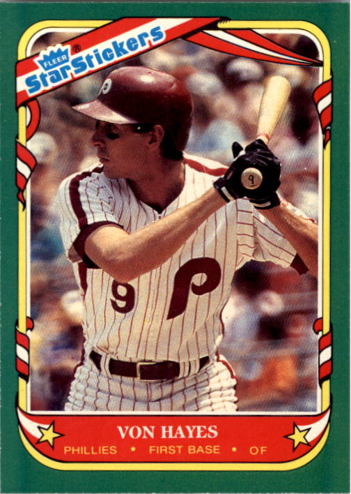1987 Fleer Star Stickers Baseball - Picture 54 of 119