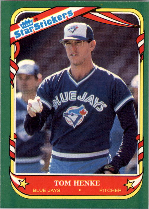 TOM HENKE TORONTO BLUE JAYS #385 - SCORE NM-MT 1992