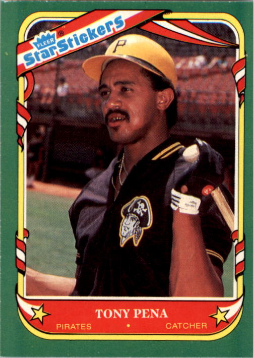 1987 Fleer Star Stickers Baseball - Picture 76 of 119