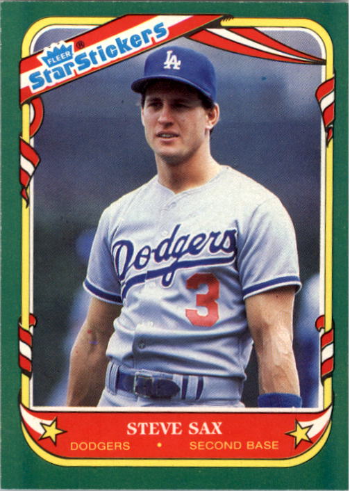 1987 Fleer Star Stickers Baseball - Picture 94 of 119