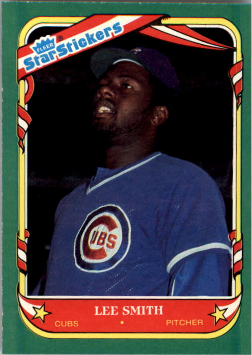 1987 Fleer Star Stickers Baseball - Picture 100 of 119