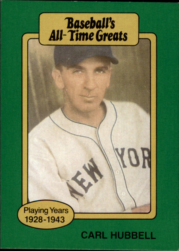 1987 Hygrade All-Time Greats #46 Carl Hubbell