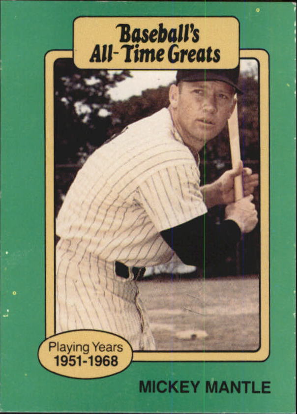 1987 Hygrade All-Time Greats #60 Mickey Mantle
