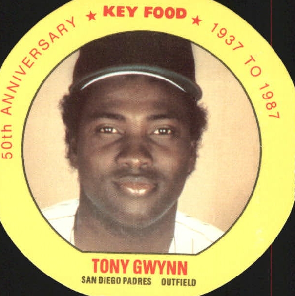 1987 Key Food Discs #16 Tony Gwynn