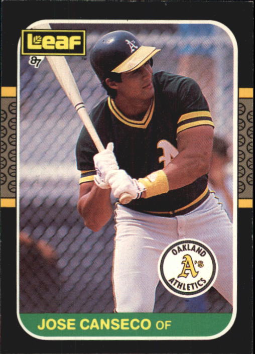 1987 Leaf/Donruss #151 Jose Canseco