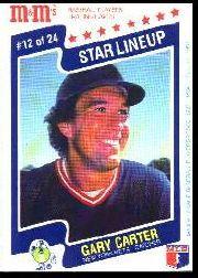 1987 M and M's Star Lineup #12 Gary Carter