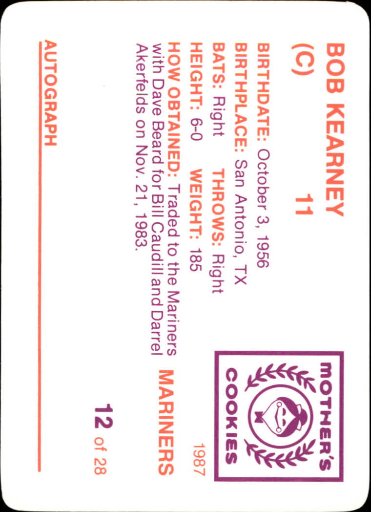 Tarjeta de galletas de madre de los Marineros B5992- 1987 #s 1-28 -Tú eliges- 15+ ENVÍO GRATUITO A EE. UU. - Imagen 25 de 57
