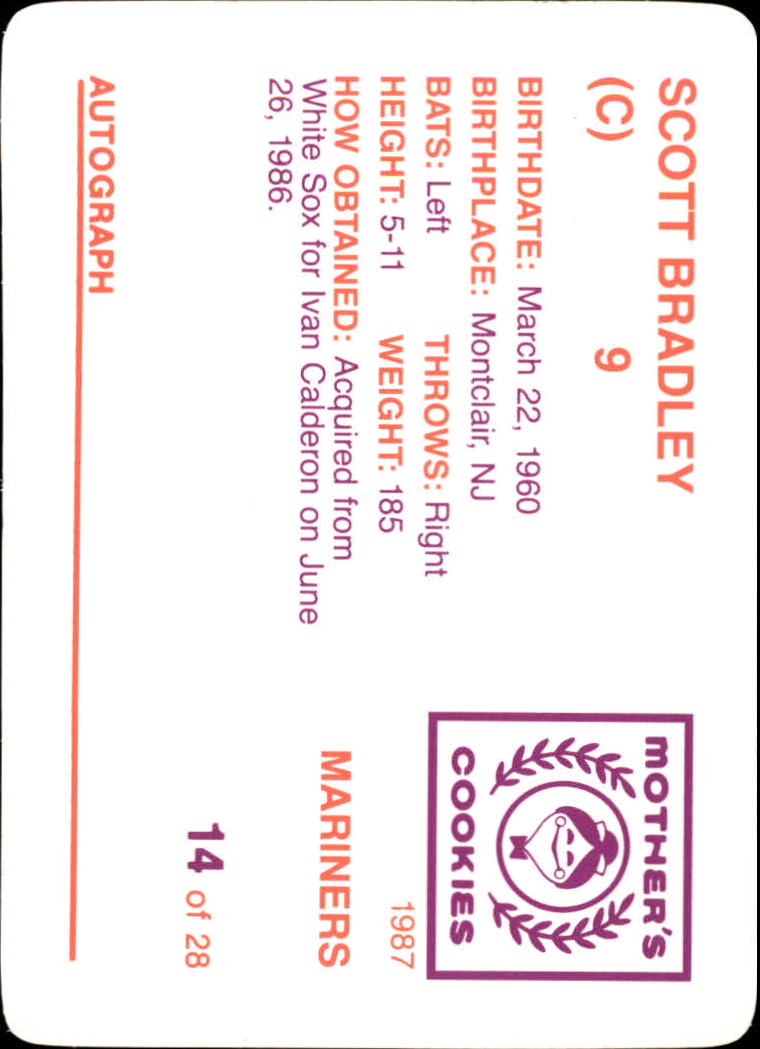 Tarjeta de galletas de madre de los Marineros B5992- 1987 #s 1-28 -Tú eliges- 15+ ENVÍO GRATUITO A EE. UU. - Imagen 29 de 57