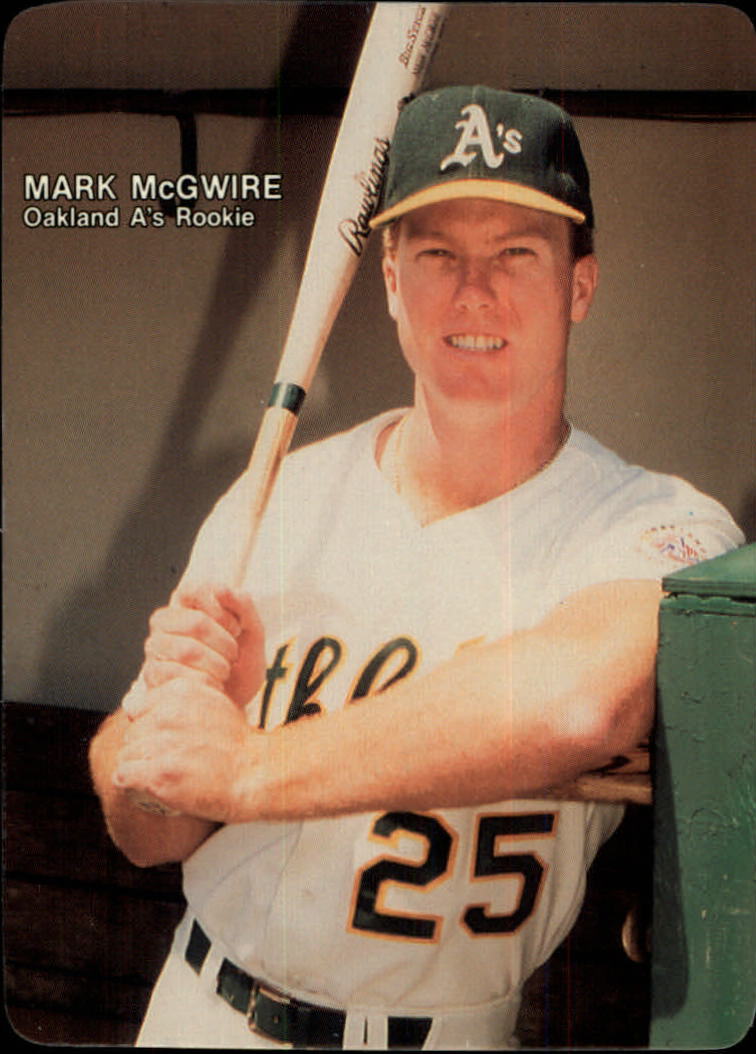 1987 Mother's McGwire #2 Mark McGwire/(Waist up/holding bat)