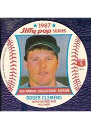 1987 MSA Jiffy Pop Discs #12 Roger Clemens