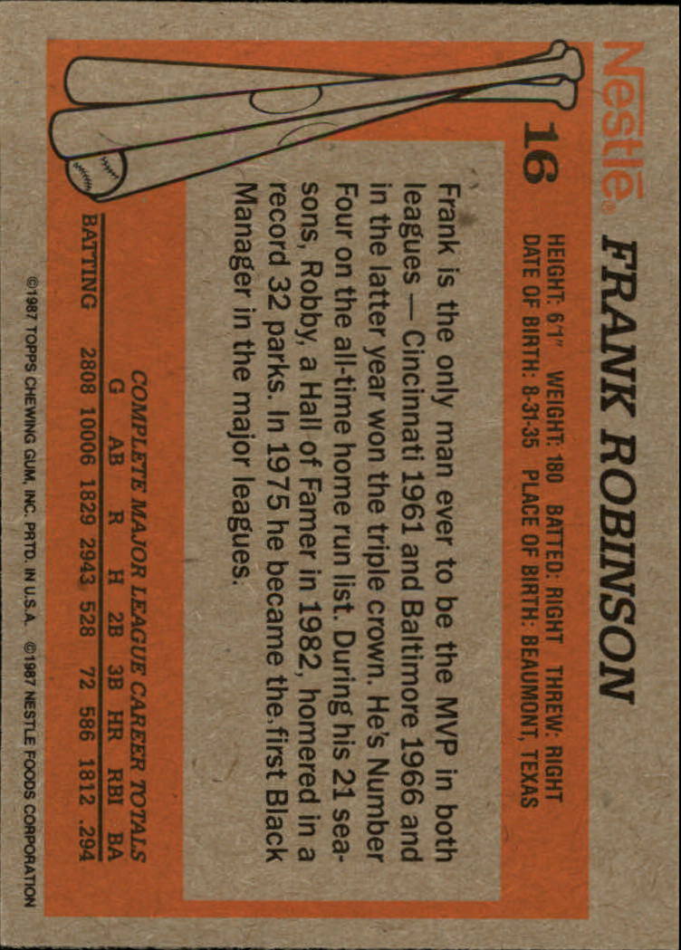 B2795- 1987 Nestle Dream Team Baseball Karten 1-33 -du Pick- 15 + Free US Schiff - Bild 29 von 55