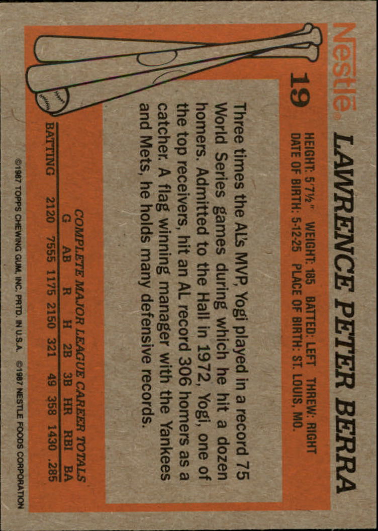 B2795- 1987 Nestle Dream Team Baseball Karten 1-33 -du Pick- 15 + Free US Schiff - Bild 33 von 55