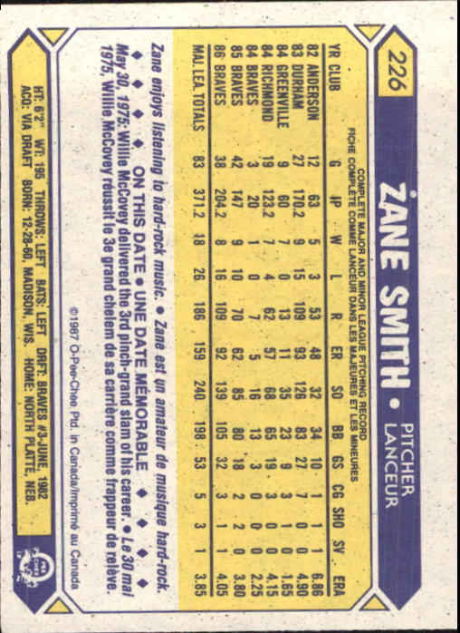 B0652- 1987 O-Pee-Chee Baseball Card #s 201-396 -You Pick- 15+ FREE US SHIP - Picture 53 of 394