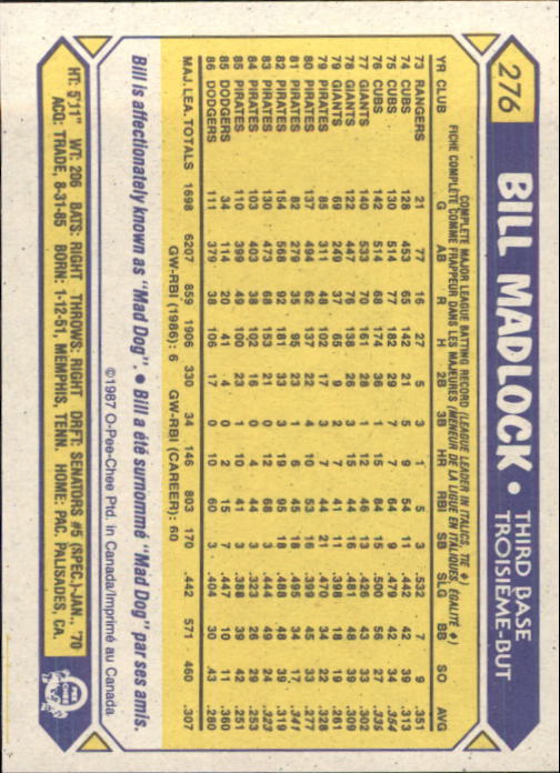 B0652- 1987 O-Pee-Chee Baseball Card #s 201-396 -You Pick- 15+ FREE US SHIP - Picture 151 of 394